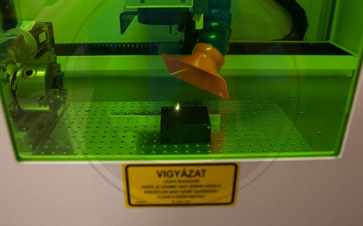 Nachbehandlung mit Lasergravur
