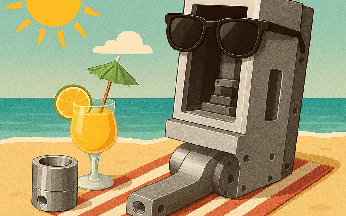 SOMMERPAUSE &ndash; wenn auch Maschinen Urlaub machen!
