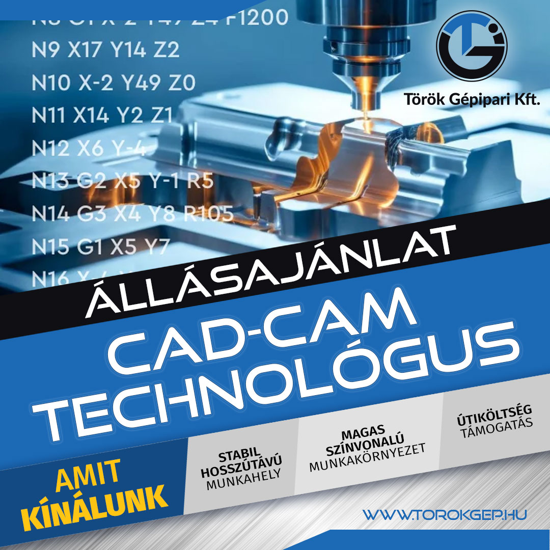 Állásajánlat - csoportvezetö CNC programozó